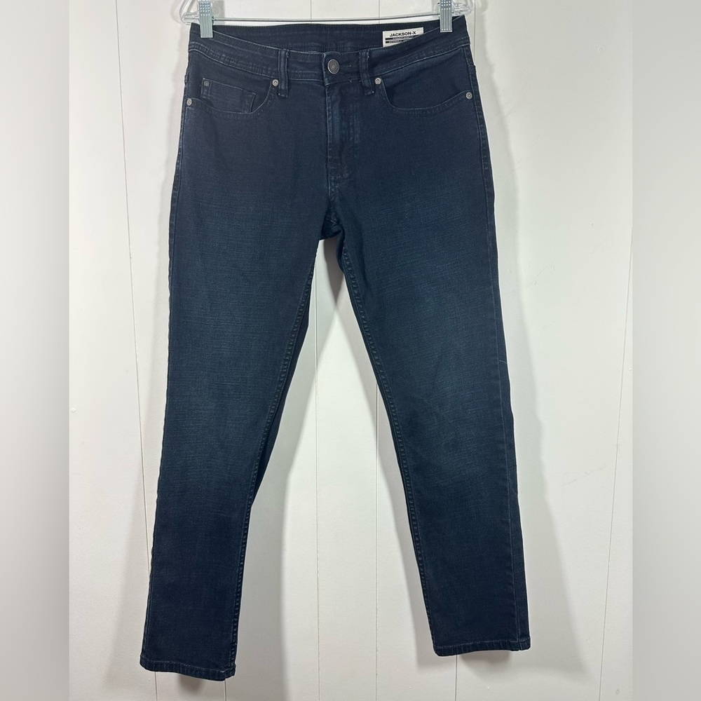 Buffalo David Bitton Men’s Sz 32x30 Jackson Straight Stretch Denim Blue Jeans